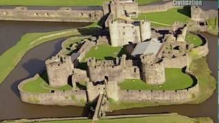 Castle Caernarfon Conwy Harlech and Caerphilly [upl. by Ardnu]