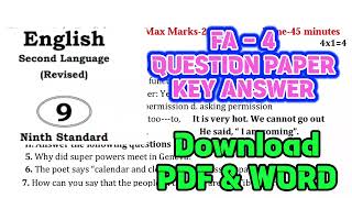 9th std English  assignment answers  UNIT 1 full [upl. by Ttam]