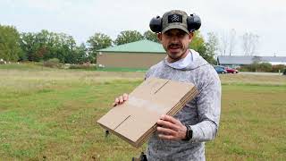 How many layers of cardboard to stop a 9mm round [upl. by Dash]