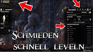 The Elder Scrolls Online  Schmiedekunst schneller leveln [upl. by Sueddaht]