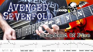 Avenged Sevenfold  Shepherd Of Fire Guitar Cover  TABS [upl. by Dranoc257]