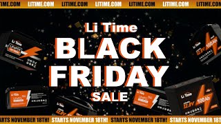 Start from 1118 LiTime Lithium Battery Black Friday Sale [upl. by Avan]