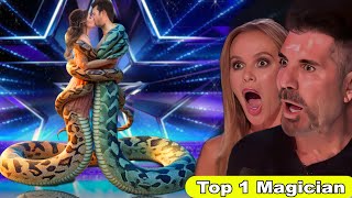 Magician Sacred Riana raises and the episode went down in history at Americas Got Talent 2024 2 [upl. by Auhsuj]