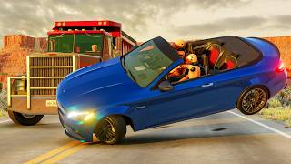 Car Crashes and Dangerous Driving 02 🔥 BeamNG Drive [upl. by Hudis]