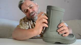 Обзор 15 Кроксы AllCast Rain Boot Crocs [upl. by Felisha]