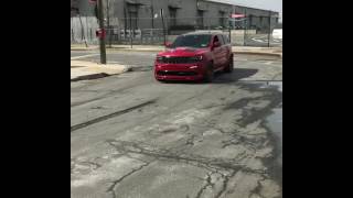 Srt jeep burnout rear wheel drive [upl. by Elleina265]