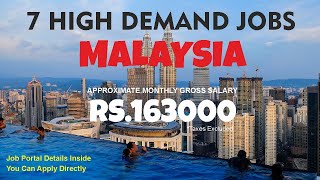 Malaysia High Demand Jobs  Jobs in Tamil  Foreign Jobs  Malaysia Job Salary  Jobs Abroad Indians [upl. by Colette]