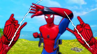 Fighting SPIDERMAN in Virtual Reality  Boneworks VR Multiplayer [upl. by Anawait812]