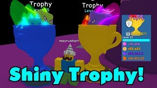 Got Shiny Trophy Most Insane Pet Ever  Bubble Gum Simulator Roblox [upl. by Alena]