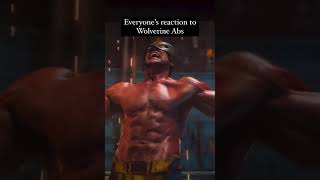 wolverine abs reaction deadpool marvel [upl. by Ellerd648]