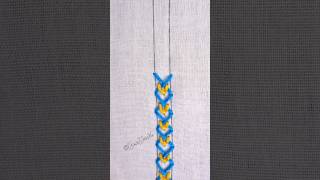 💙💛Amazing🔥and decorative cross stitch hand embroidery 💙💛 [upl. by Enaled]