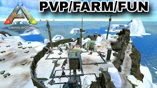 ARK PVP MOBILE FRESH START  TAME  BUILD  PVP [upl. by Nickola450]