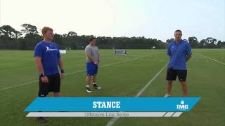 Offensive Line Drills  Offensive Line Series by IMG Academy Football 1 of 8 [upl. by Yelac]