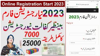 Ehsaas program registration form 2023 Bisp program registration Form 2023 [upl. by Aram]