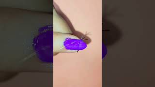 🌷✨ easy striping tape purple💜 nailart nailart2024 youtubeshorts shorts [upl. by Zeitler]