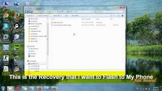 Flash amp Install img Recovery File via CWM [upl. by Ycniuq458]