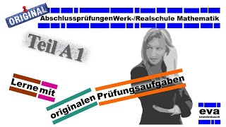 Abschlussprüfungen Musterprüfung A14 BW Realschule Mathematik [upl. by Alecia]