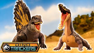 Dino Trackers Beach Invasion 🦖🏖️  Nothosaurus and Edaphosaurus  Jurassic World [upl. by Posehn531]