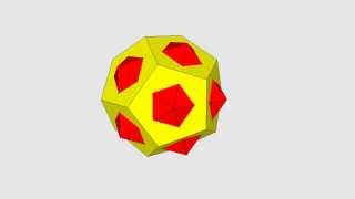 Dodecahedron and Icosahedron Interacting [upl. by Nollahs]