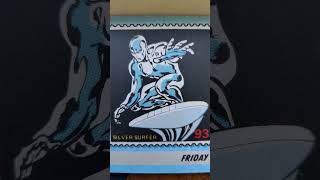 Marvel Value Stamp Calendar featuring The Silver Surfer for July 5th [upl. by Leake925]