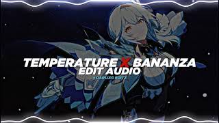 Temperature x bananza belly dancer  sean paul amp akon edit audio [upl. by Ami770]