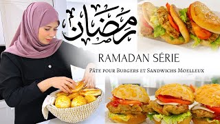 Ramadan 2024 • IDEES RECETTES  pâtes pour Burgers et Sandwichs Moelleux  poulet croustillant [upl. by Ennahteb742]