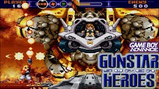 GBA ガンスタースーパーヒーローズ  Gunstar Super Heroes  Full Game [upl. by Berey411]