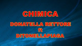 CHIMICA DONATELLA RETTORE ft DITONELLAPIAGA NO DEVOCAL demo base KARAOKE [upl. by Jacky666]