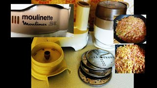 Moulinette Moulinex SE Electric ChopperCooking fried potatoes with sausages [upl. by Inkster898]