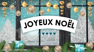 204  Carte virtuelle Joyeux Noël  neige douceur chocolat [upl. by Golub]