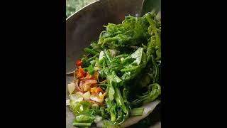 simple boil  long beans  colocasia taro banana flower short vedio [upl. by Aisaim980]