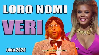 CIAO 2020 spiegazione di una RUSSA I nomi veri dei cantanti dello show Giovanni Urganti e altri [upl. by Melody]