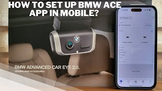 BMW Advanced Car Eye 20 Dashcam app set up and configuration in your phone bmw dashcam iphone [upl. by Nyleikcaj]