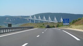 France A75 Marvejols  Millau [upl. by Neerual]