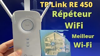 Répéteur Wifi WPS  TPLink RE450 comment étendre sa connection Wifi et améliorer sa connection [upl. by Aizahs]