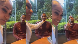 Jania Meshell Goes To Dinner With Dejounte Murray In Mexico [upl. by Drofdarb588]