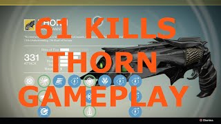 Destiny PvP 61 kills on Control ThornFinal BossCorrective Measure [upl. by Zeiger]