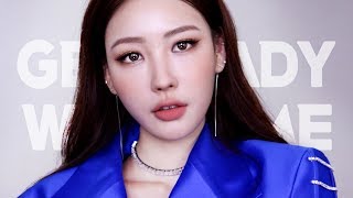 GRWM 어떤 컬러 의상에도 잘 어울리는 메이크업💙같이 준비해요✨ l 이사배RISABAE Makeup [upl. by Tudela]