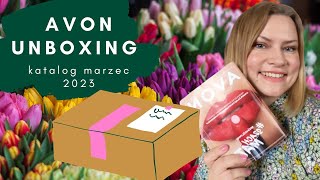 OTWIERAM ZAMÓWIENIE Z KATALOGU AVON marzec 2023 beautylokum [upl. by Ayotan510]