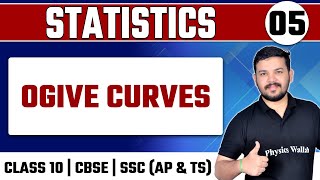 STATISTICS 05  Ogive Curves  Maths  Class 10th  CBSE  SSC AP amp TS [upl. by Jesus]