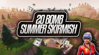 Zayts 20 Bomb Gameplay in Fortnite Summer Skirmish Week 2 [upl. by Nylecyoj]