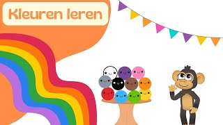 KLEUREN LEREN 🌈in het Nederlands voor peuters en kleuters  Leer de kleuren in het Nederlands [upl. by Elvera]