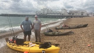 Kayak Fishing Southsea Pier [upl. by Lobel]