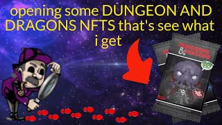 Unboxing the Worlds First Dungeon and Dragons NFT  You Wont Believe What Happened Next [upl. by Narrat]