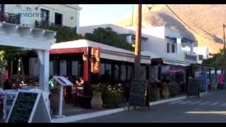 Santorin  Le village de Perissa [upl. by Murvyn637]