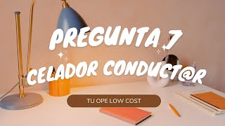 PREGUNTA 7 EXAMEN ÚLTIMA OPOSICIÓN CELADOR CONDUCTOR SAS RESUELTA Y EXPLICADA [upl. by Hauck]