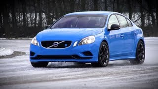 Snowdrift Volvo S60 Polestar with a bit of C63 AMG And a drag race  CHRIS HARRIS ON CARS [upl. by Nakah183]