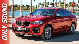 NEW BMW X4 M40D 2018  FIRST TEST DRIVE ONLY SOUND [upl. by Anitnauq]