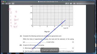 IGCSE PHYSICS  Force and Pressure Hooke’s Law springs – IGCSE Questions [upl. by Yrac]