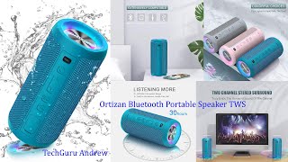 Ortizan X10 Portable Bluetooth Speaker 24W TWS REVIEW [upl. by Ssitruc]